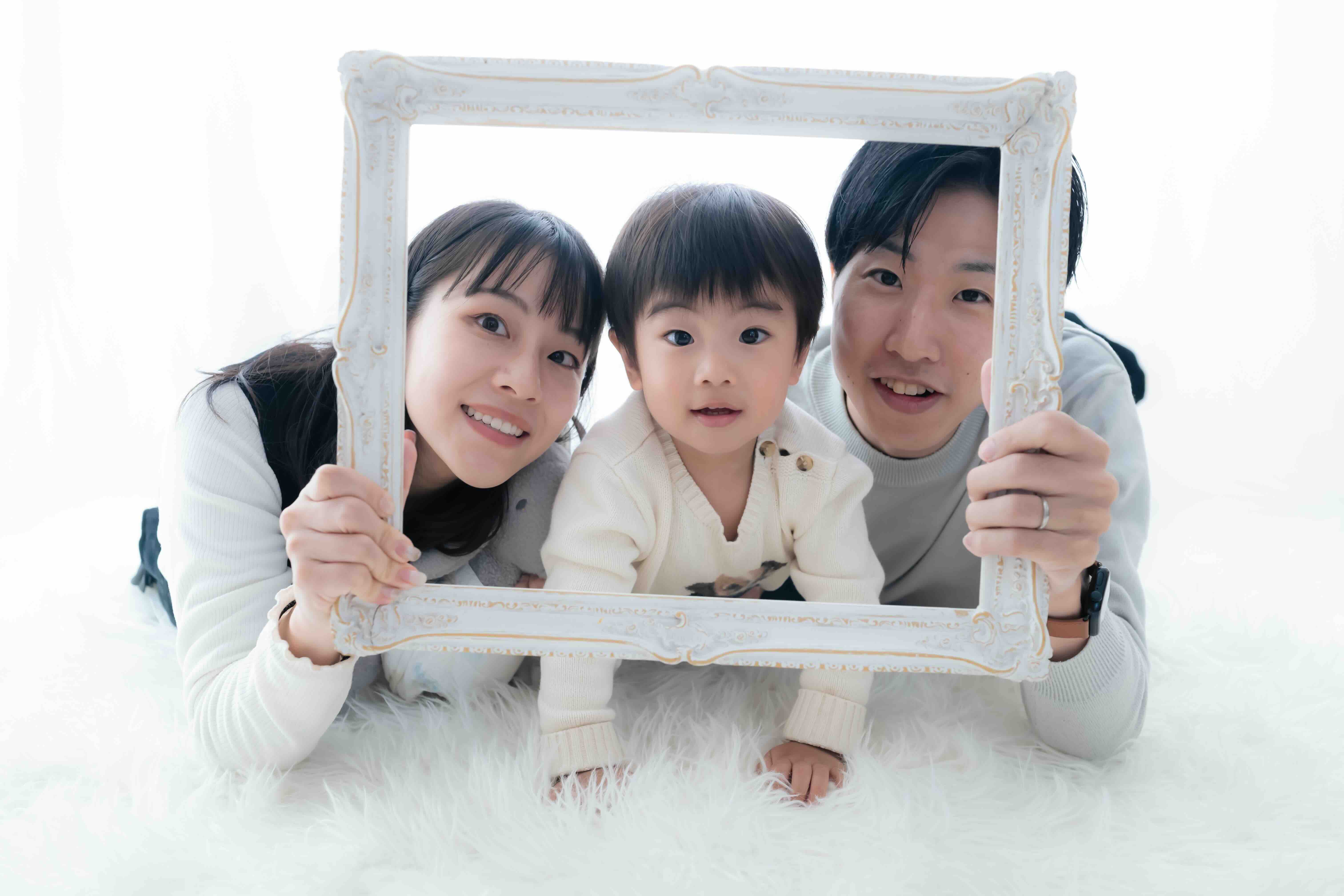 家族写真撮影サンプル 2