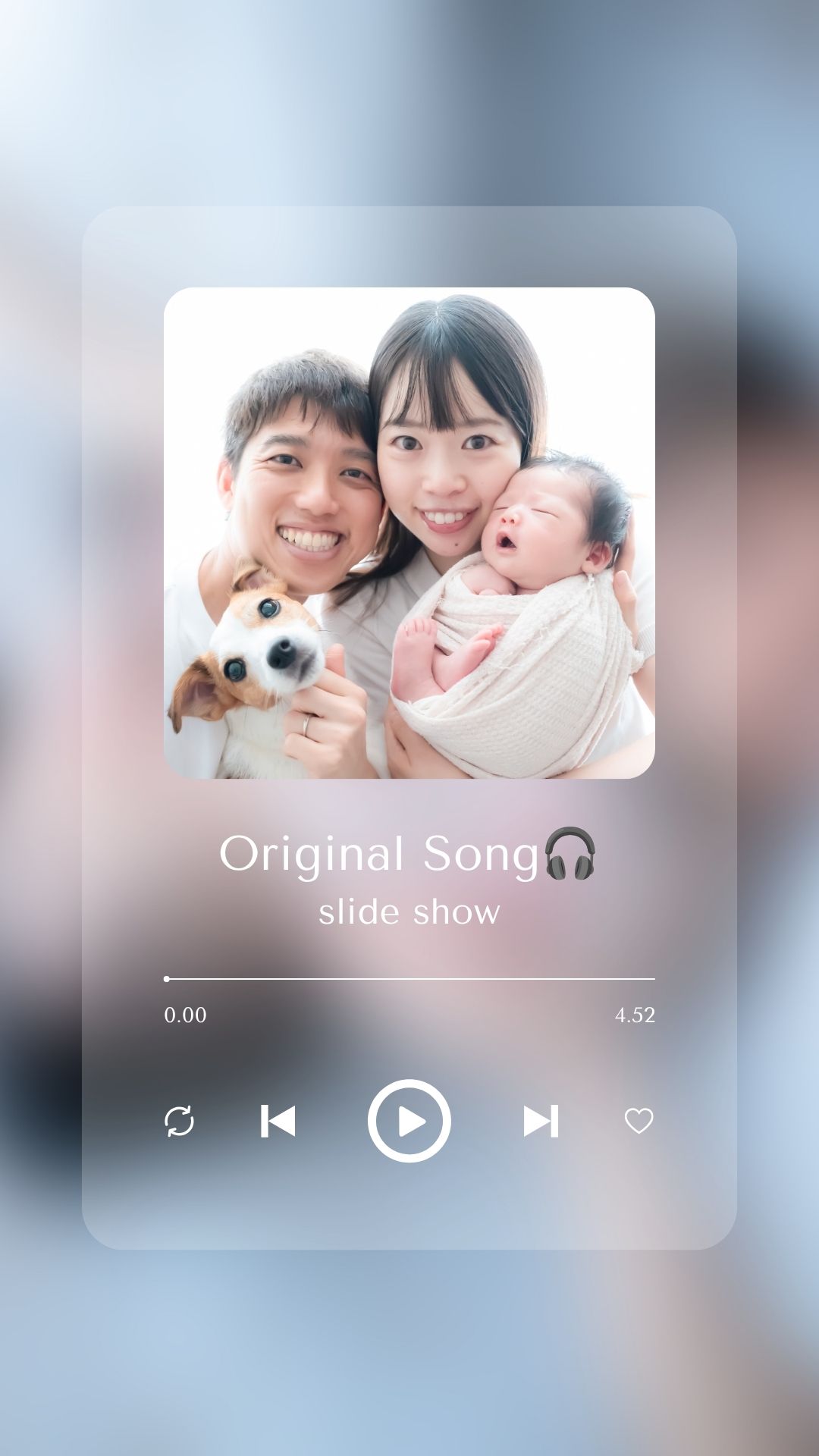オリジナルソング スライドショー サンプル2